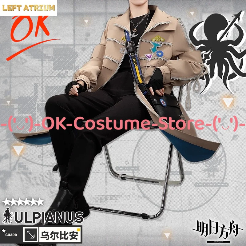 

[Customized Size] Arknights Integrated Strategies Offline Exhibition Ulpianus Cosplay Costume Outfit Halloween Party Uniform