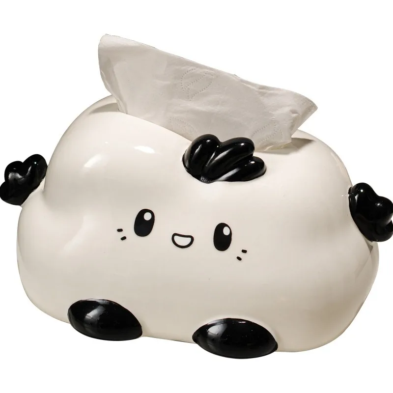 For tissue box ornament, living room pumping carton creative home coffee table desktop decoration
