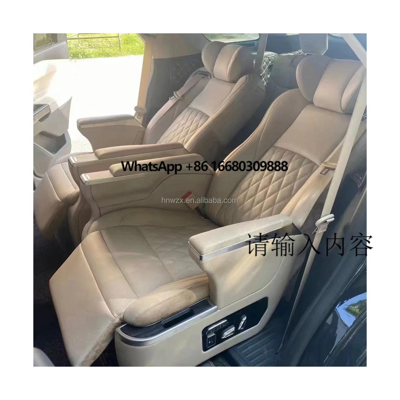 

Luxurious and Comfortable Business Car Seats Van Interior Accessories Multifunctional Seats alphard single captain car seat