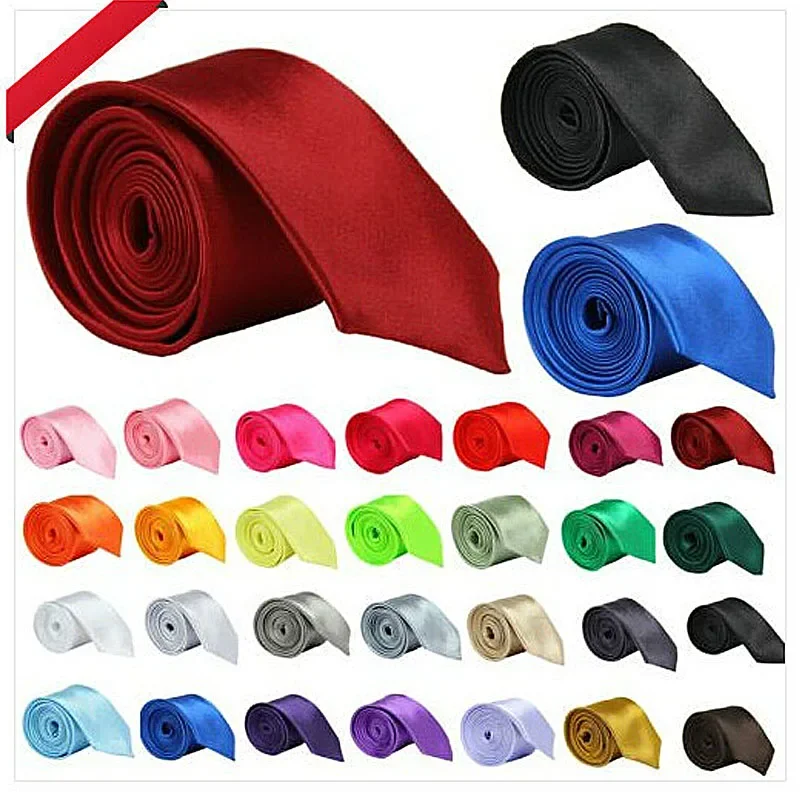 Corbata sólida de 8cm para hombre y adulto, corbatas de cuello para fiesta, accesorios de Color, camisa de moda, venta al por mayor AA117