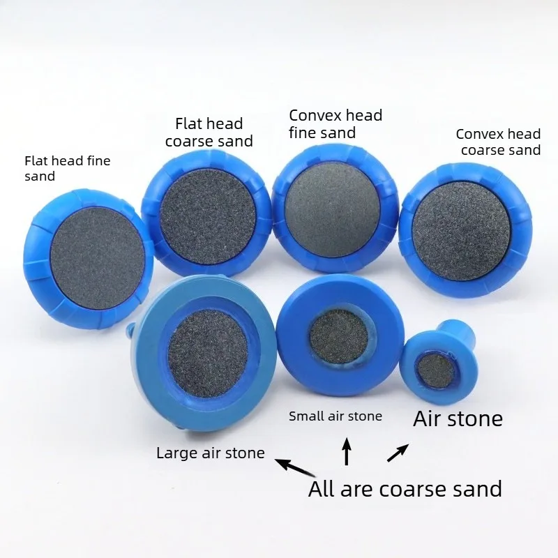 Bubble Stone Oxygen Diffuser Sand Head for Seafood Tank Aquarium Oxygen Cap Aerator Stone Plastic Air Stone Connector