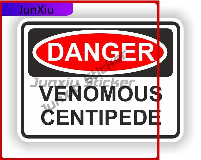 

Наклейка-предупреждение «Опасный ядовитый скорпион» для шлема, стен, прочная виниловая наклейка для декора кузова автомобиля, грузовика, внедорожника, окна