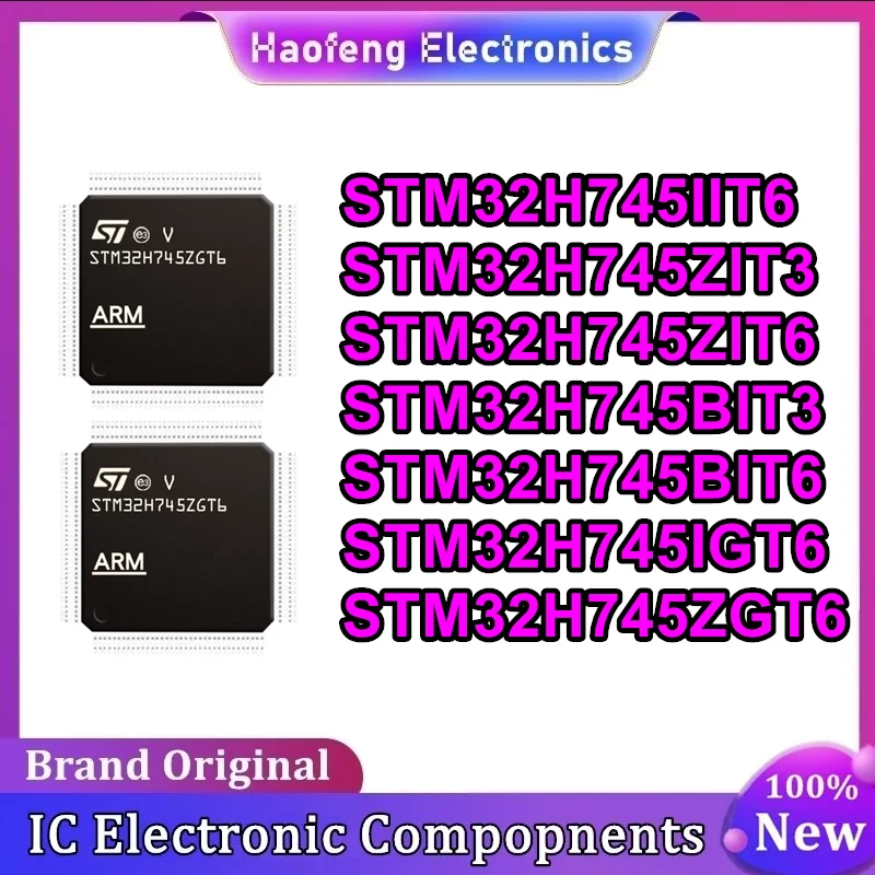 

STM32H745IIT6 STM32H745ZIT3 STM32H745ZIT6 STM32H745BIT3 STM32H745BIT6 STM32H745IGT6 STM32H745ZGT6 IC chipset New Original