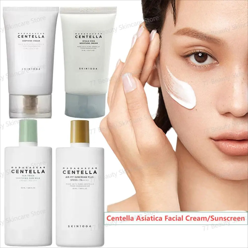 Centella Asiatica crème pour le visage/protecteur solaire acide hyaluronique hydratant doux nourrissant rafraîchissant herbe de neige éclaircissante SkinCar