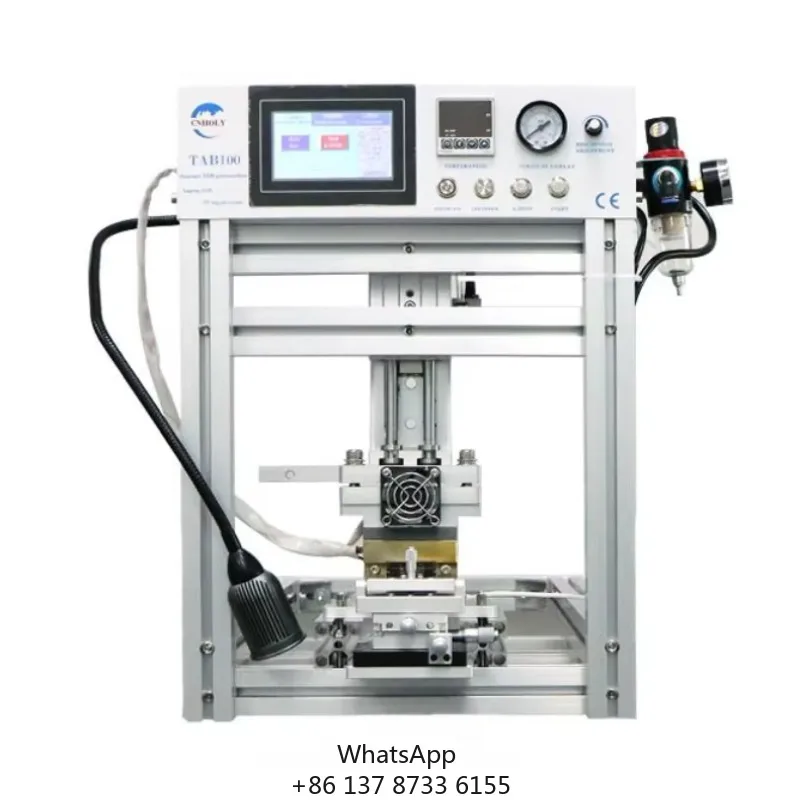 CNHOLY 2024 New Popular TAB100 Mini TV Bonding Machine Main Part Without Table Display Microscope For Lcd Cof Acf Repairing