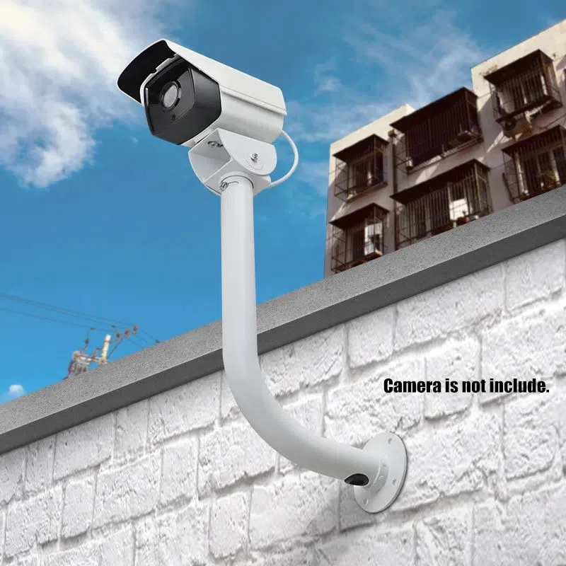 L-shaped Monitoring Wall Bracket Outdoor Pole Lengthened Aluminum Alloy Duckbill Thickened Elbow CCTV Camera Wall Mount Bracket