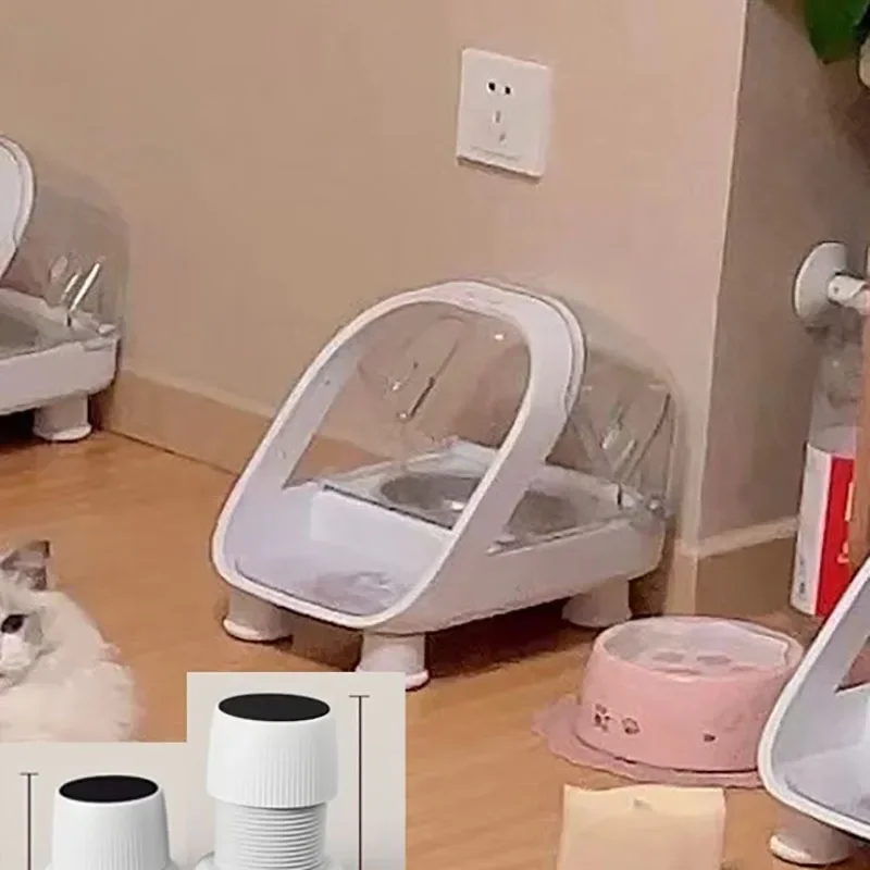 

Intelligent Chip Recognition Sensing Cat Water Fountain Automatic Feeders Dog Kibble Container Elevated Pet Bowl Animal Products