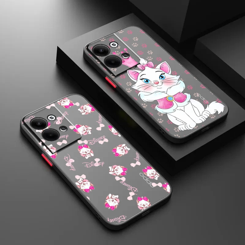 Cat Anime Marie For OPPO Realme GT Neo Q5 Q3S Q3T Master 8 7 6 Lite Pro Frosted Translucent Hard Phone Case Cover Fundas