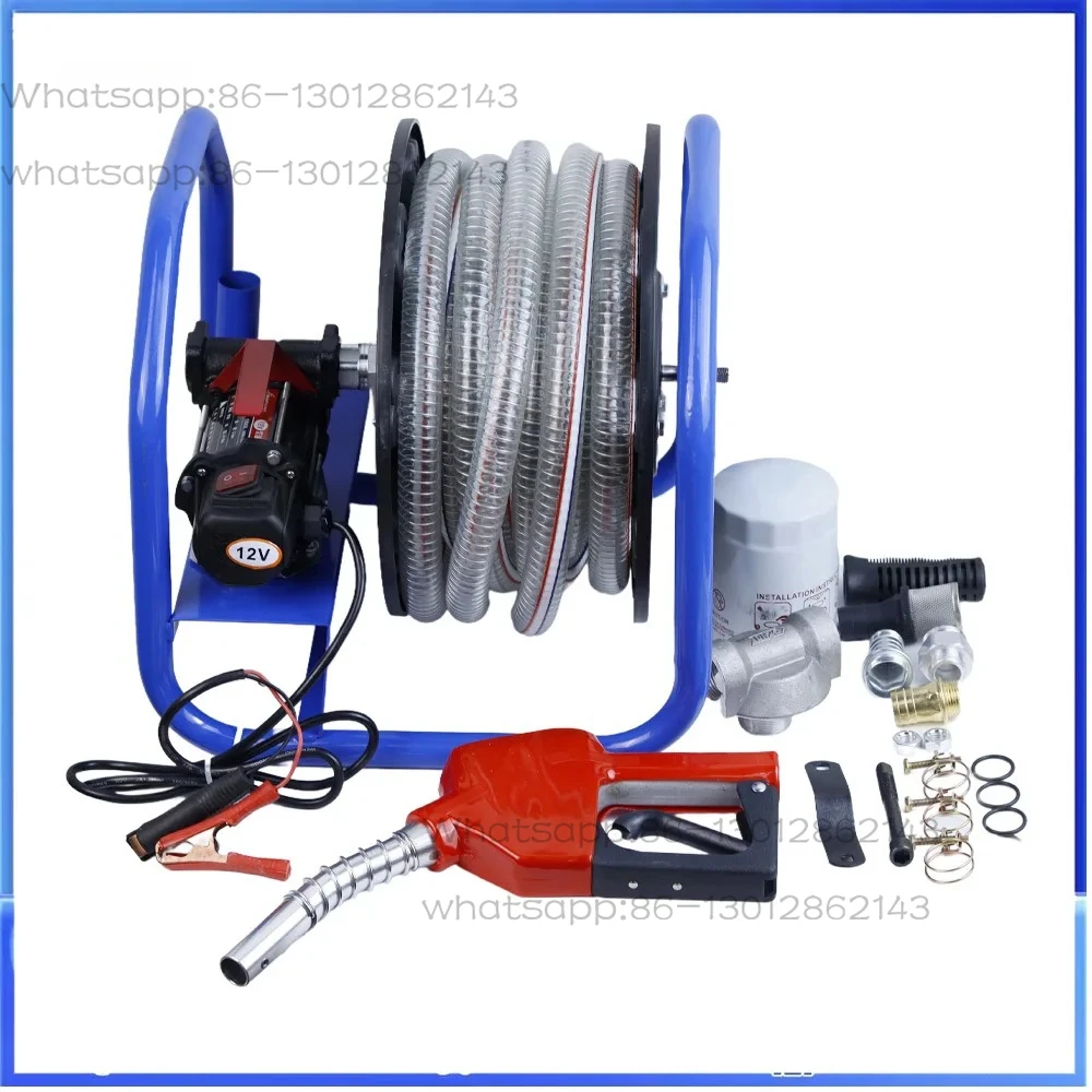 Bomba de óleo elétrica 380W 12V24V220V Volt Veículo cisterna Equipamento de bomba pequena Bomba portátil 50L/min