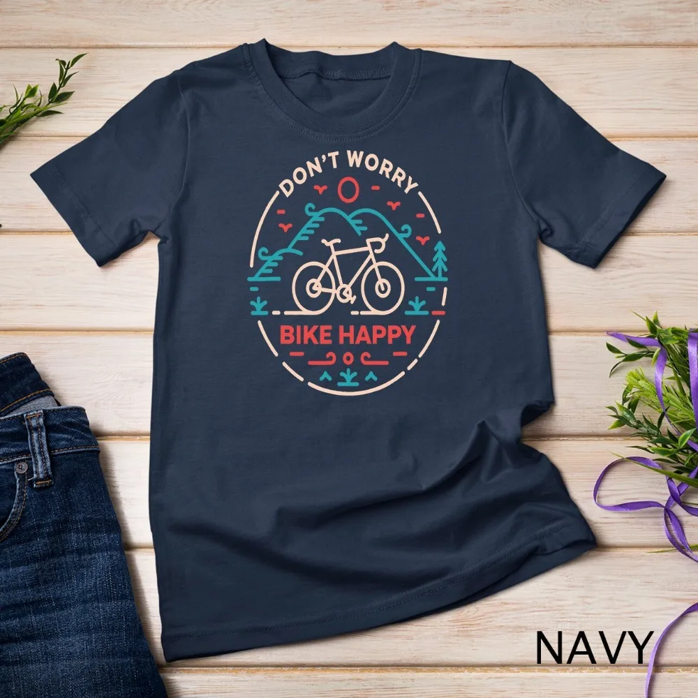 Bicycle Men T-Shirt Funny Bike Riding Lover Bicyclist TShirt Summer Outdoor Casual Women Men Tee High Quality Cotton Unisex Tops