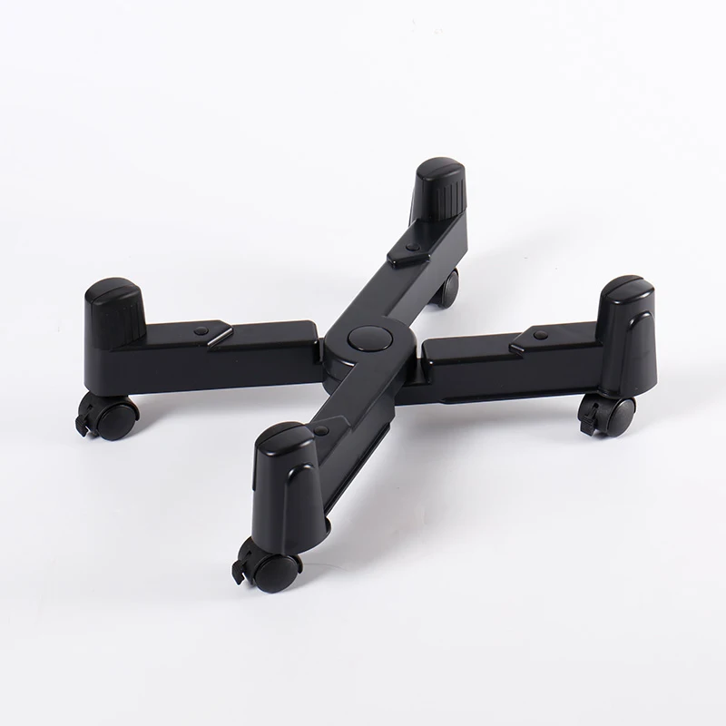 1 Stück Desktop-Computer Host-Halterung einstellbare Breite Computer Host-Basis Haushalt Büro Computer Host-Tray Host Bay schwarz/weiß