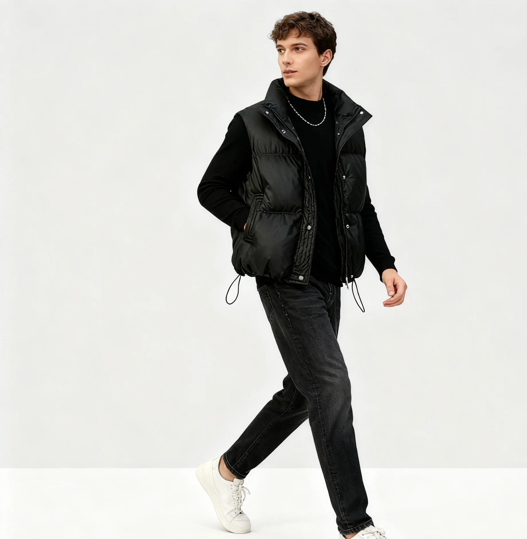 سترات الصدريات صدرية نسائية سميكة للمرأة 2025 شبكة صيفية مجوفة خفيفة الوزن متجددة الهواء مرنة تقسم مخرمة عصرية #4