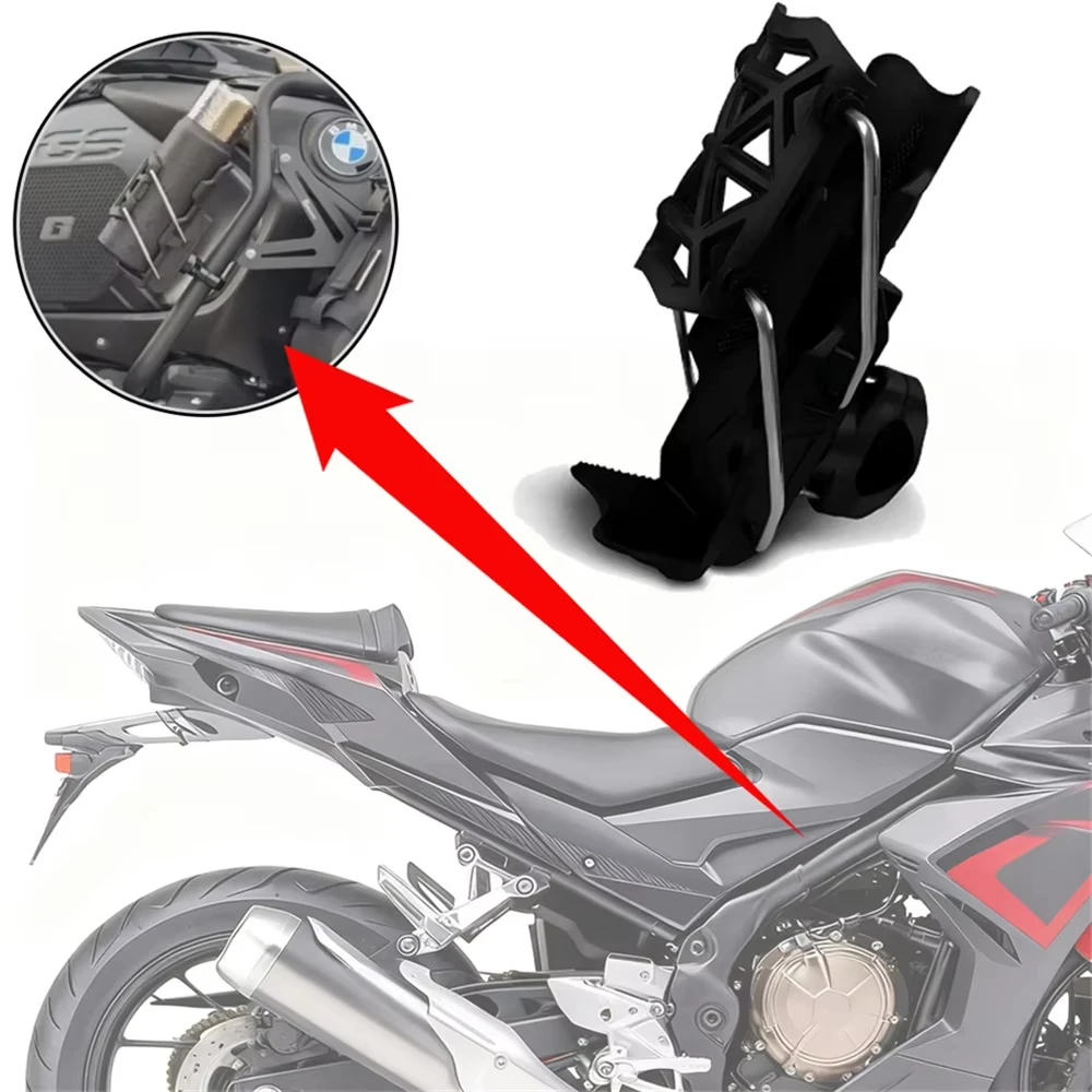 

1PCS 360 Degree Adjustable Bike Motorcycle Handlebar Cup Holder Cage For Water Bottle MTB Road Cycling ADV Motorbike Mount