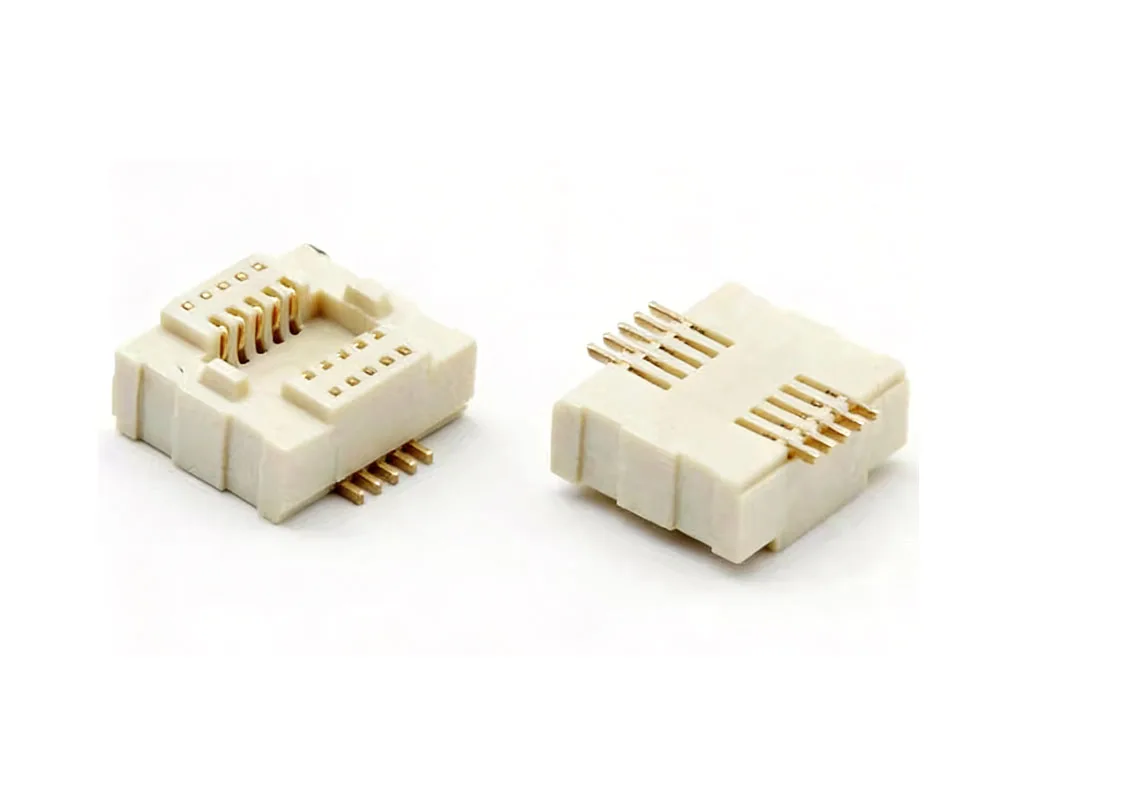 Single-slot 0.5mm pitch board-to-board (BTB) connector 2x9P stacking height 1.5mm, no guide posts