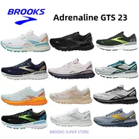 Brooks Adrenaline GTS 23 Marathon Cushioned Racing Trainers Men's Cushioned Marathon Lightweight Jogging Shoes
