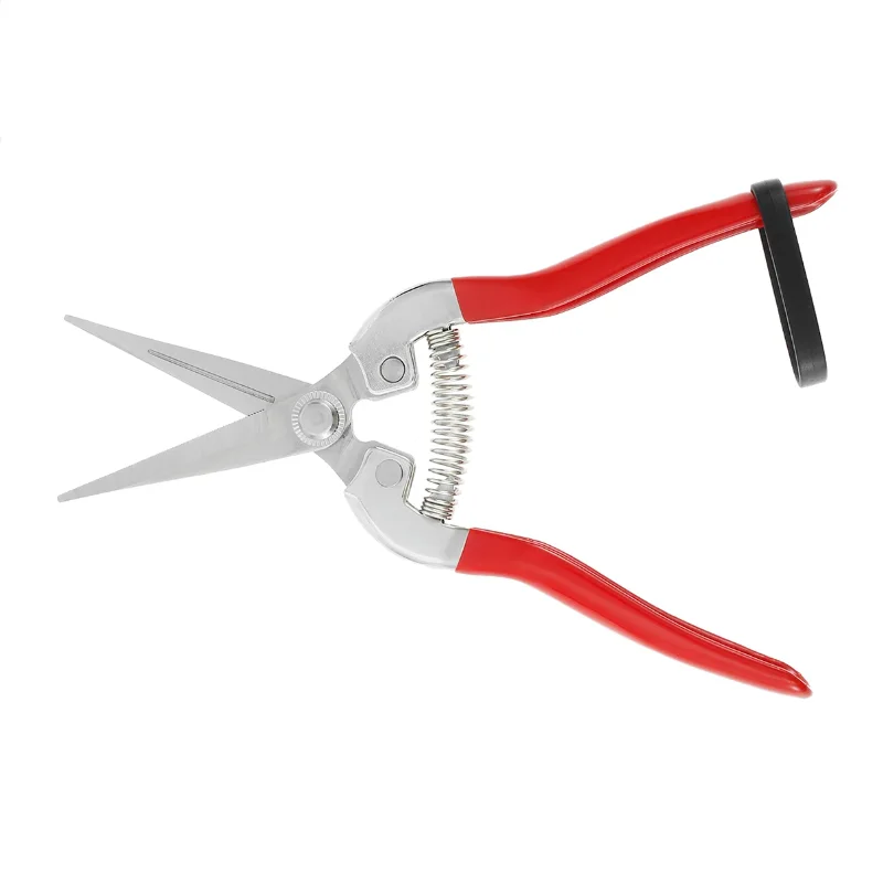 

Stainless Steel Blades Micro-Tip Florist Scissors Straight Pruning Shears Handheld Pruner Cutter Multifunctional Garden Snips