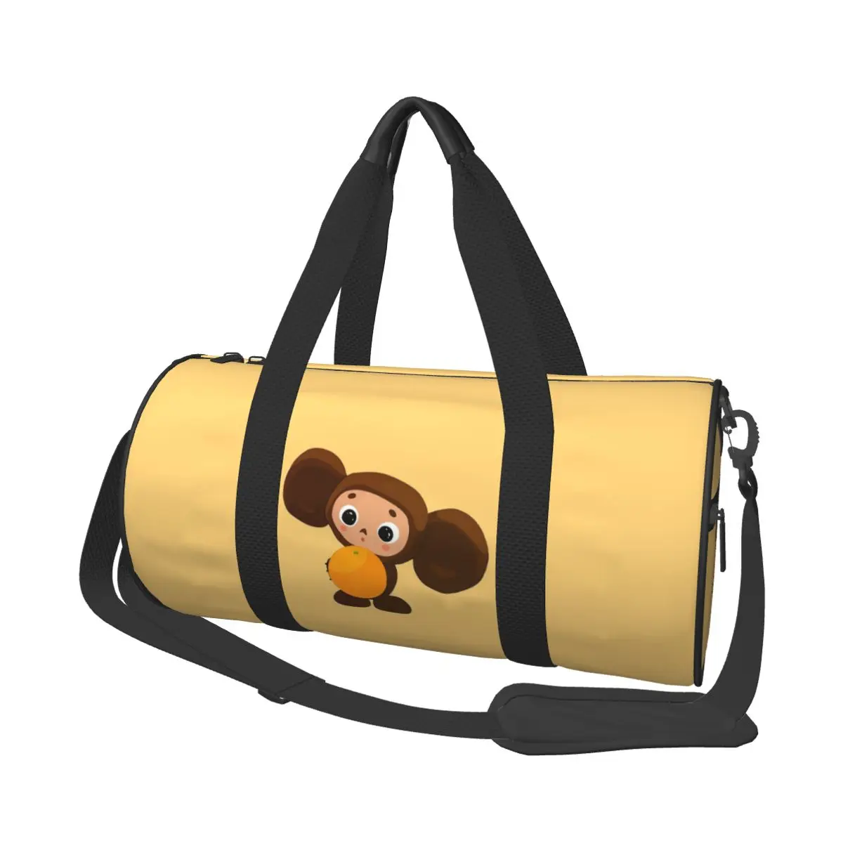 

Cheburashka Large Duffle Gym Bag Waterproof Duffle Travel Bags Handbags Fitness bag