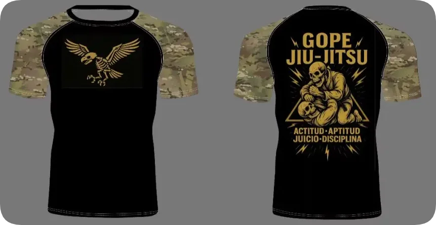 

Custom men camo compression fitness short sleeve shirt