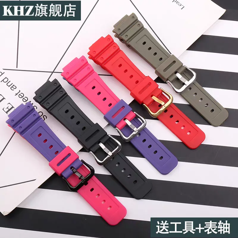 16mm men's resin watch band accessories compatible for Casio GA-2100 GA2110 GA-B2100 watch strap women's rubber sports wristband
