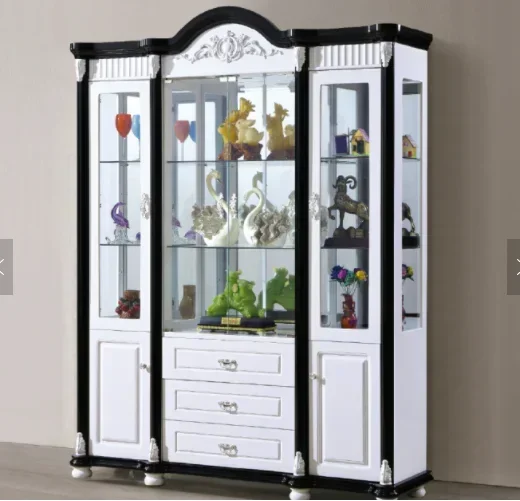 

#For New design modern wine glass wine cabinet With wood frame Shelf Cabinet