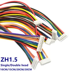10PCS ZH 1.5mm Wire Cable Connector DIY ZH1.5 JST 2/3/4/5/6/7 Pin Electronic Line Single/double head Connect Terminal Plug 28AWG