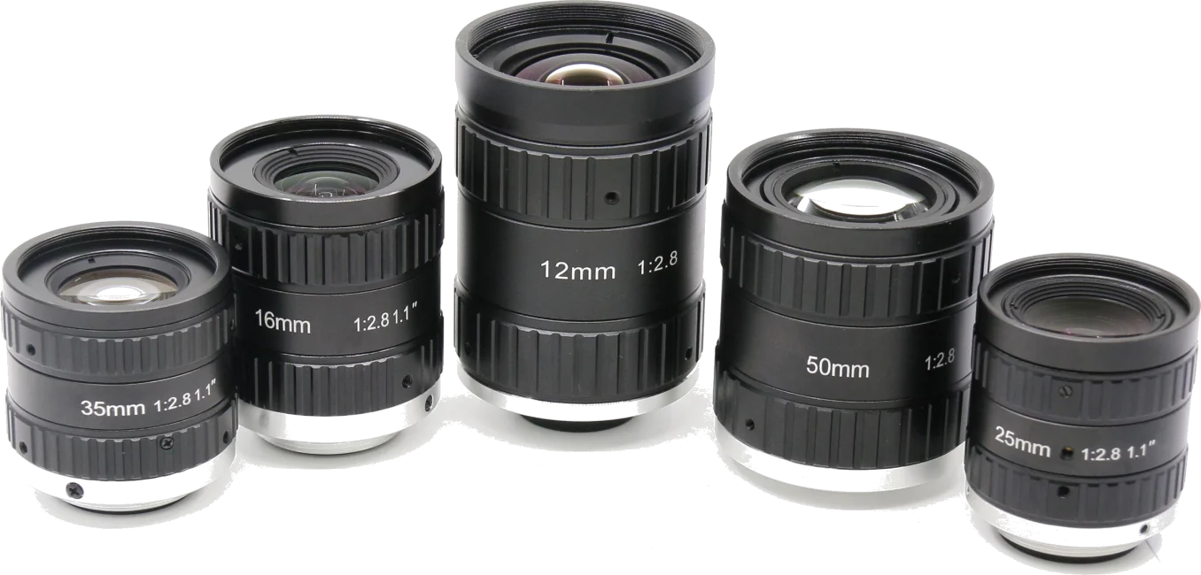 1.1 20MP 16mm FA Lens CCTV Lens Ultra-high resolution lens C-Mount Multi-layer coating high transmittance Compact structure
