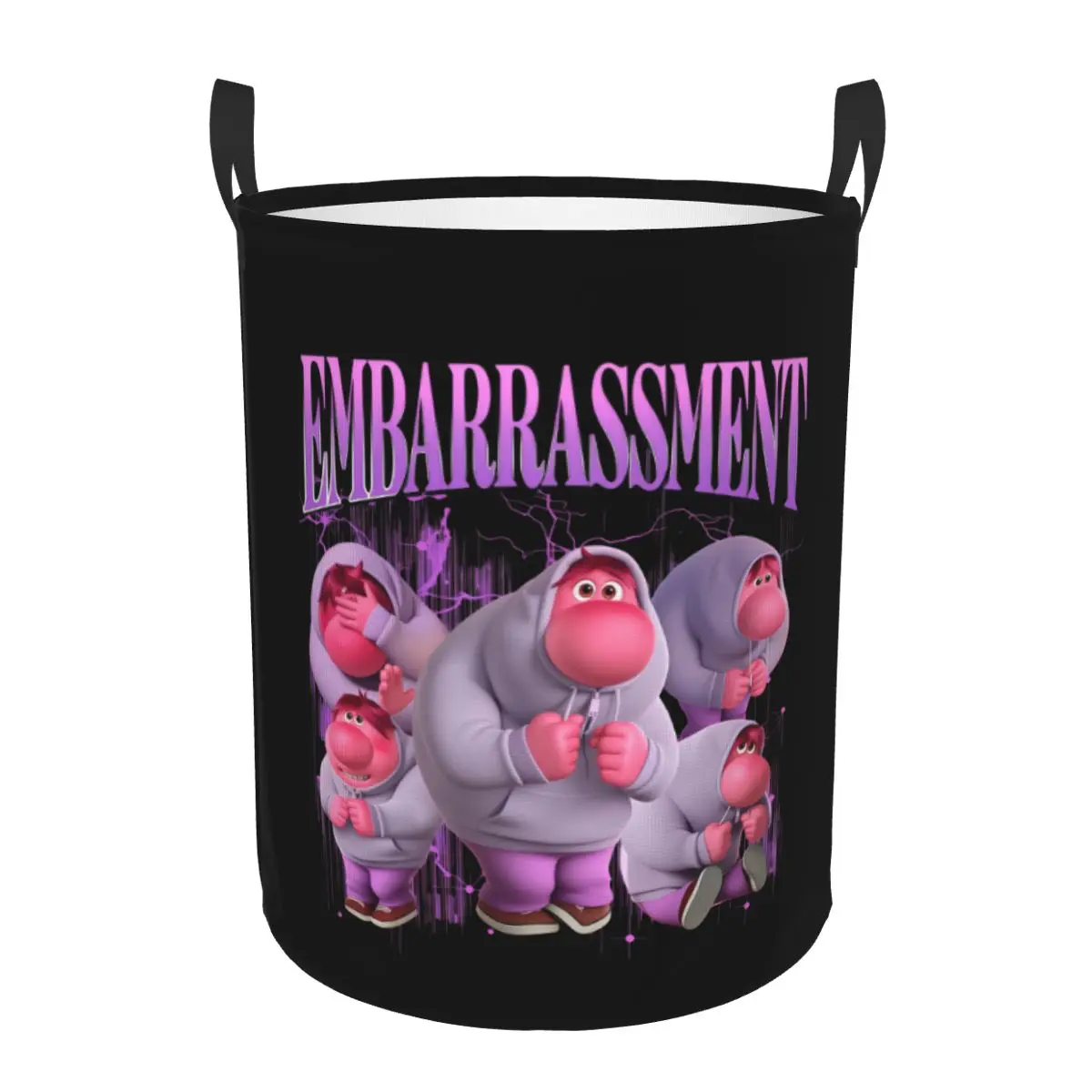 Cesto de Ropa Plegable de Anime Inside Out EMBARRASSMENT, Cesto de Juguetes de Dibujos Animados, Contenedor de Almacenamiento para Ropa de Niños, para Guardería