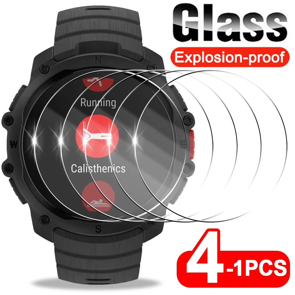 4/2/1PCS Tempered Glass Sports Watch Screen Protectors for Polar Street X Scratch Resistant Shatterproof Bubble Free Films