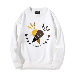 Anime Umamusume: Pretty Derby Tamamo Cross Round Neck Hoodie Autumn Winter Cosplay Costume Student Casual Pullover