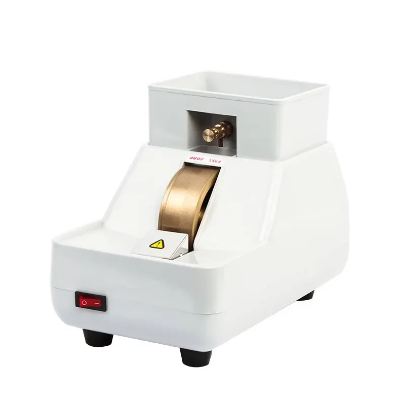 Manual Grinder With V-groove Lens Polishing hine Edge Grinder Coarse and Fine Grinding Wheel Chamfering hine 35 WV