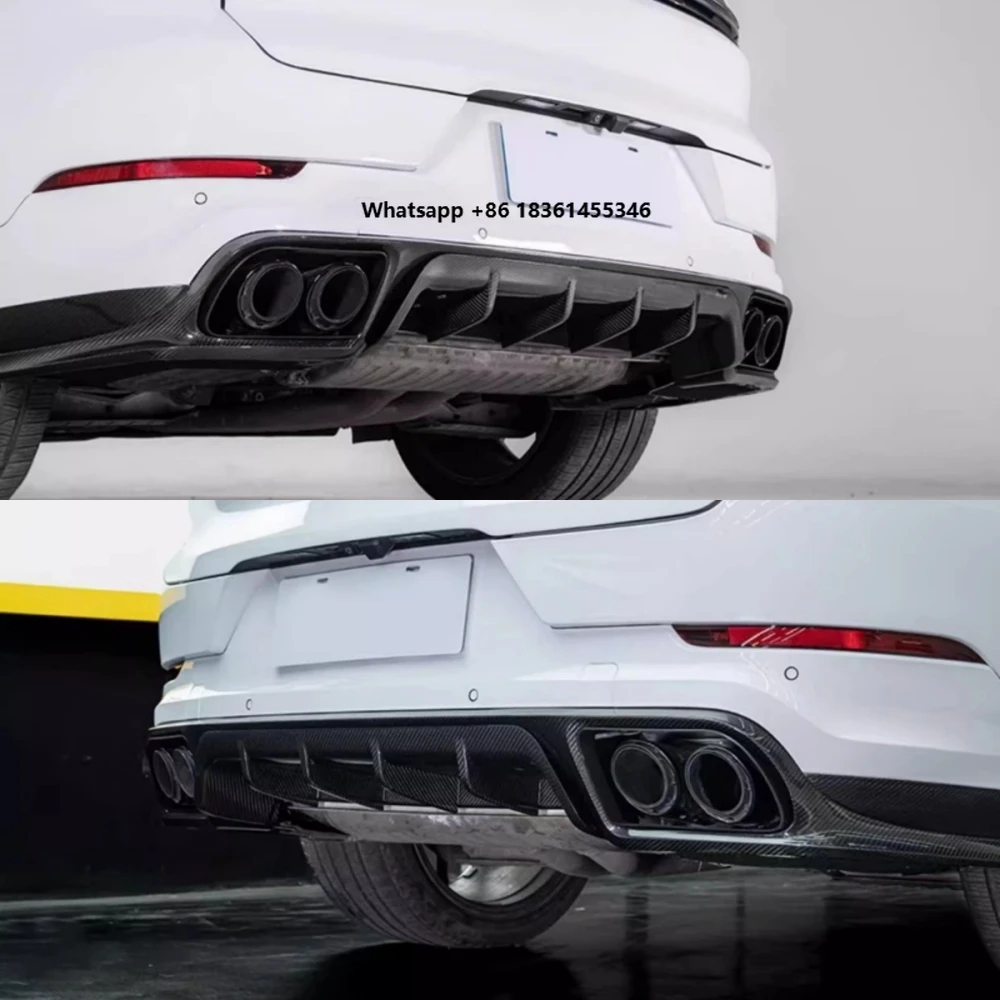 

For 2024 Modified New Style Auto Accessories Dry Carbon Fiber Front Rear Lip Shovel Assembly