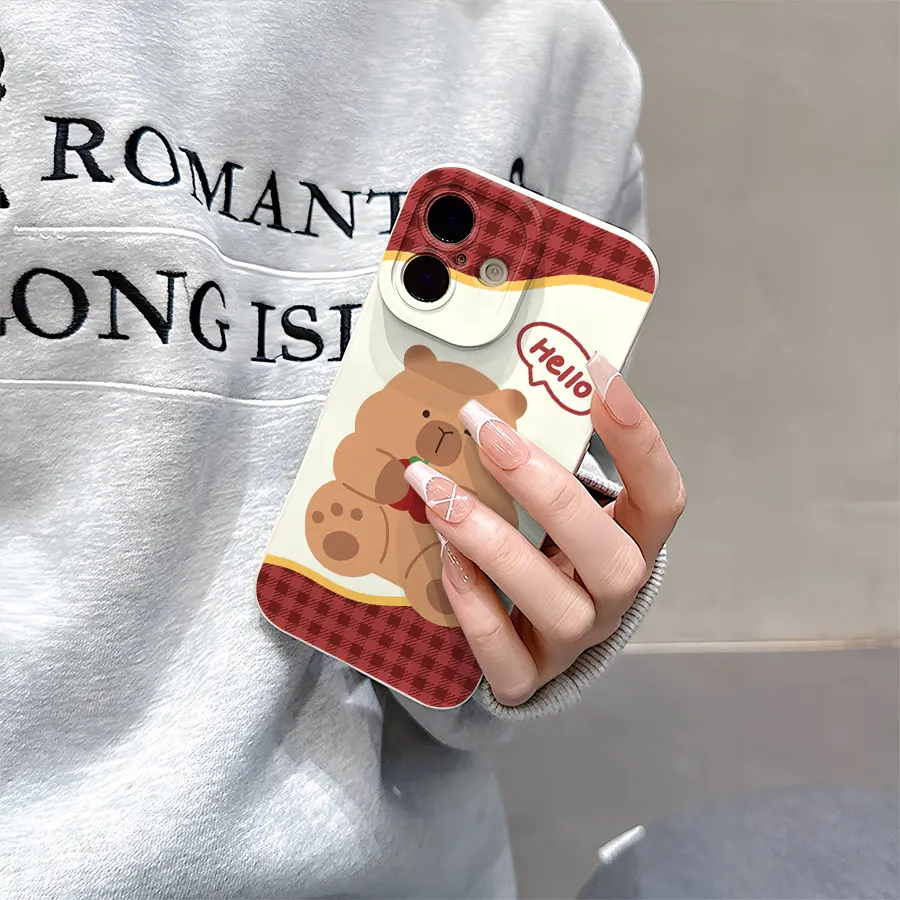 엔젤 아이 매트 TPU 소프트 폰 케이스, 아이폰 17부터 11 프로 맥스까지 360도 보호 기능 호환