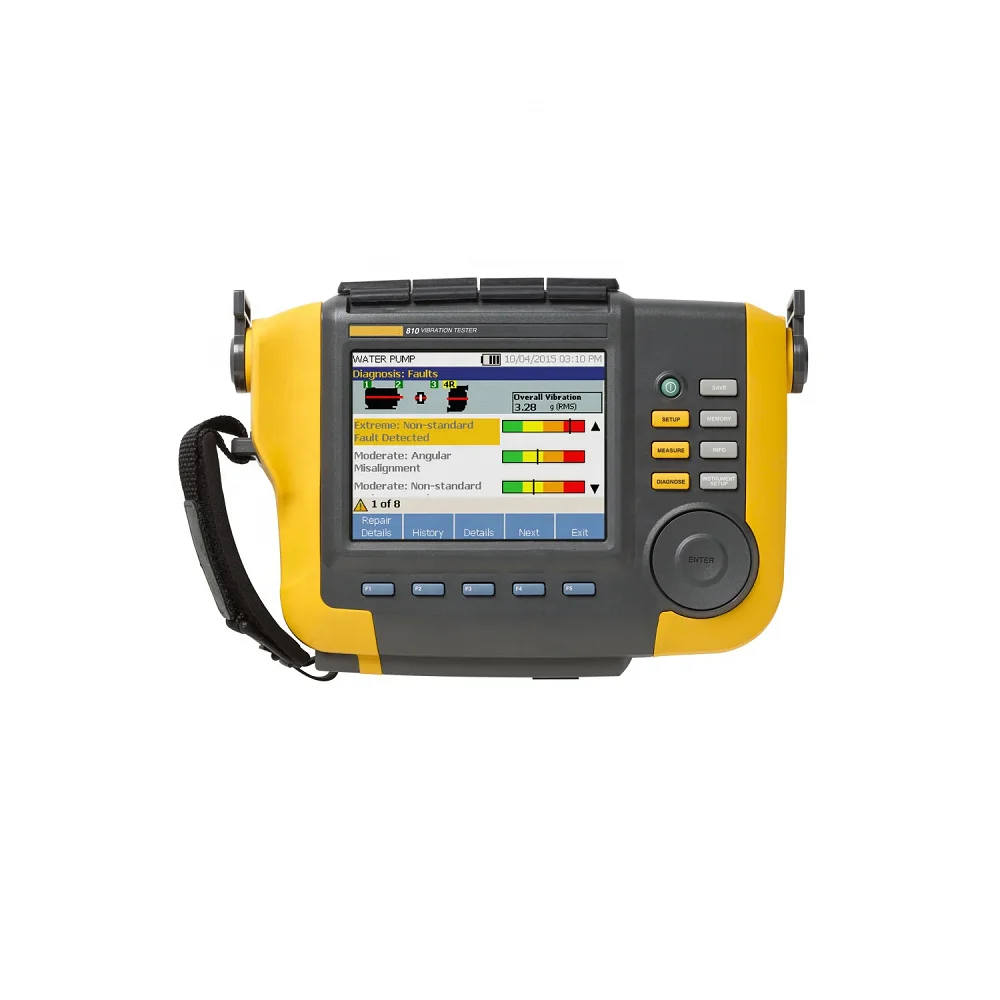 New and Original 810 Vibration Tester On-board Identification and Location of the Most Common Mechanical Faults
