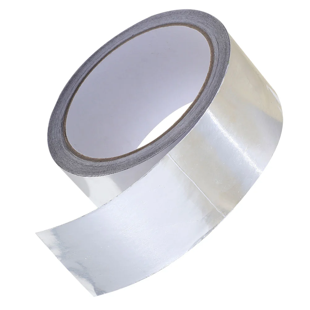 Heat Resistant Tape Aluminium for Insulation Seal Adhesive Aluminum Foil Patching High Temp Insulated Heavy Duty