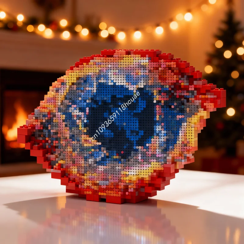 

Набор строительных блоков MOC «Божье око», 3840 деталей, архитектурная модель, игрушка, рождественский подарок, сборка своими руками, креативное образовательное средство