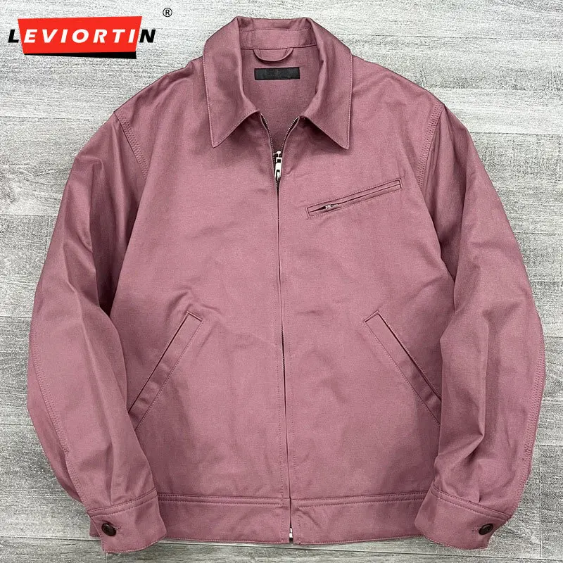 

2025 Spring New Men's and Women's Same Style British Old Money Wind Flip Collar Fashionable Versatile Retro workwear Coat