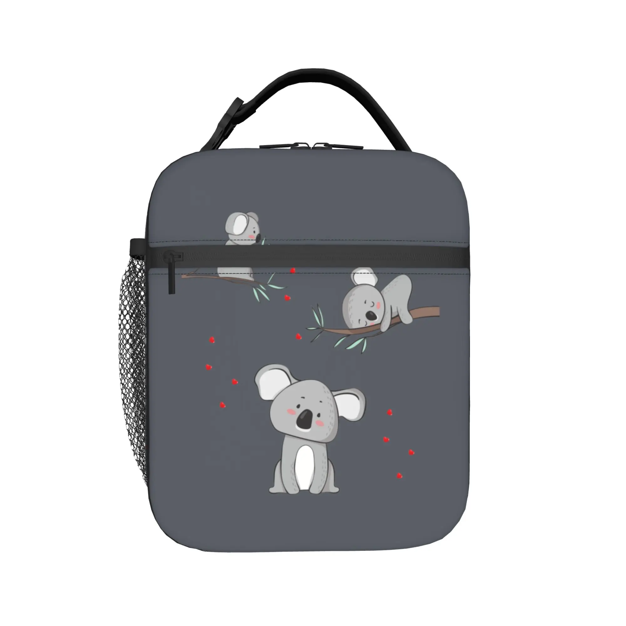 Custom Koalas in Love Baby Koala Bear Insulated Lunch Bag for School Office  Waterproof Thermal Cooler Bento Box Men Women