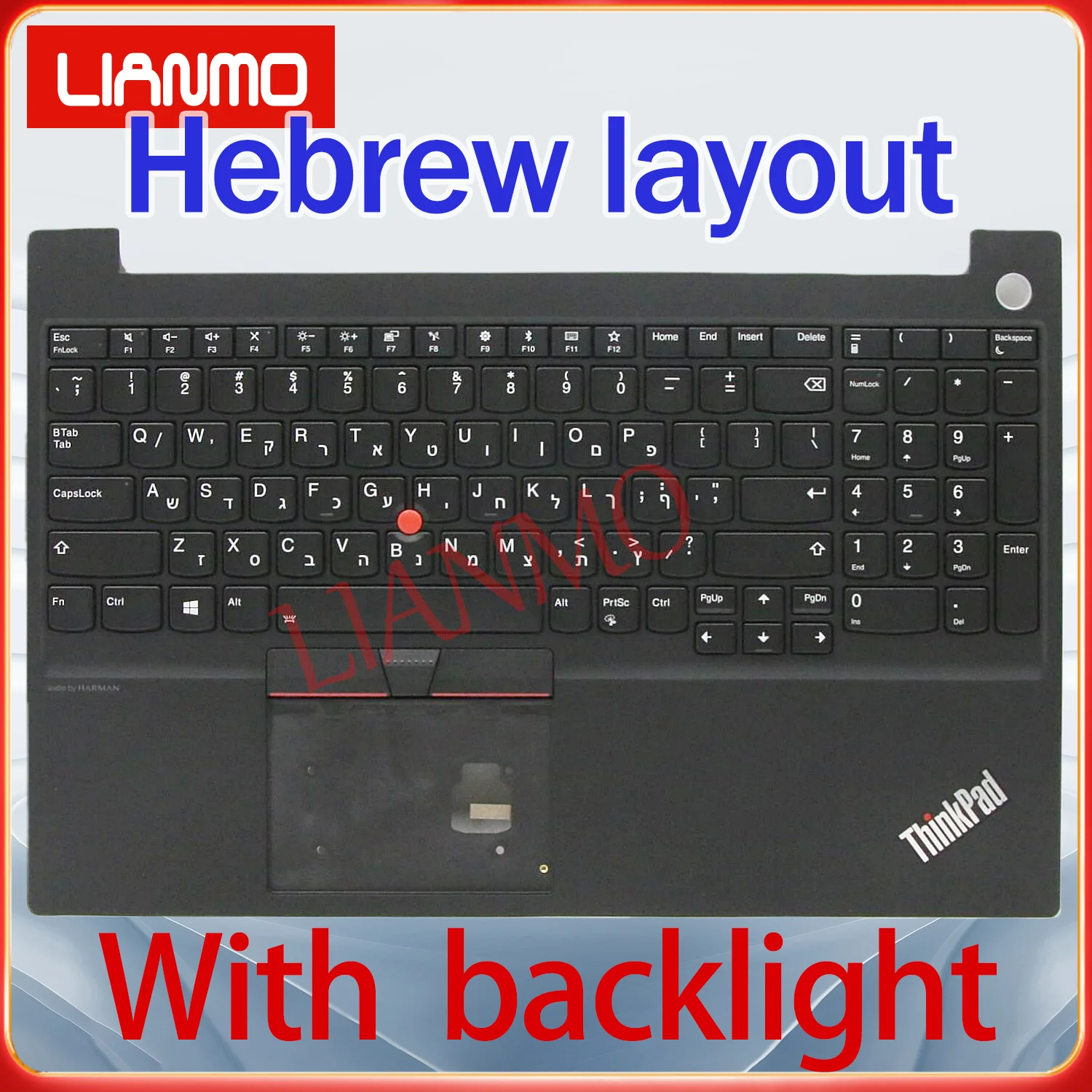 Greece/Hebrew/Hungarian/Switzerland/Czechoslovak/Italian for Lenovo Thinkpad E15 GEN1 5M10V16998 C-shell backlight keyboard