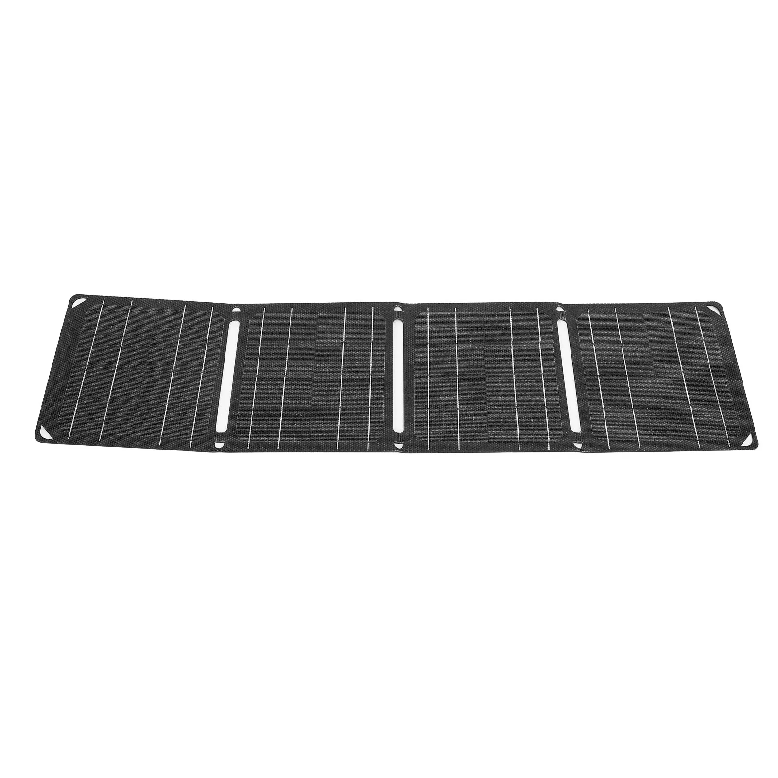 Foldable Solar Panel Charger Monocrystalline Silicon 40W 2 USB 5V Portable for Outdoor Camping