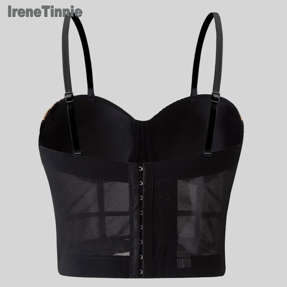 Irene tinnie y2k ropa de mujer clothes tops summer 2025 clothing corset crop top korean tank haut femme 2000s sleeveless girls
