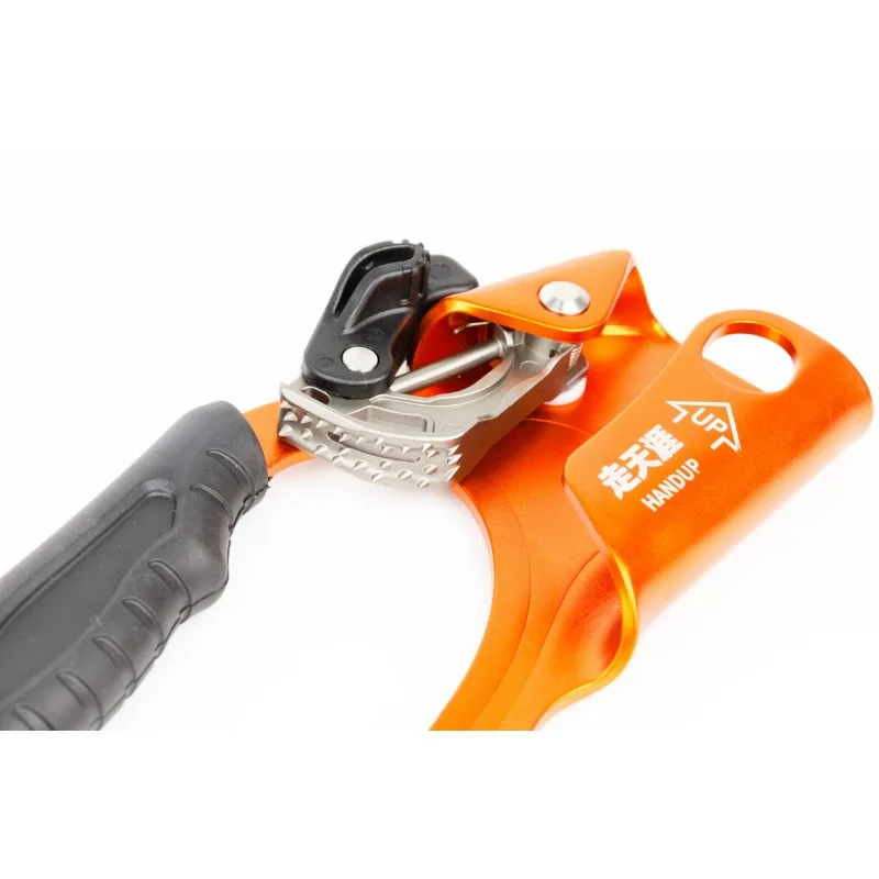 High quality Rock Climbing Tree Rappelling Rope Clamp Work At Height Right Hand Ascender