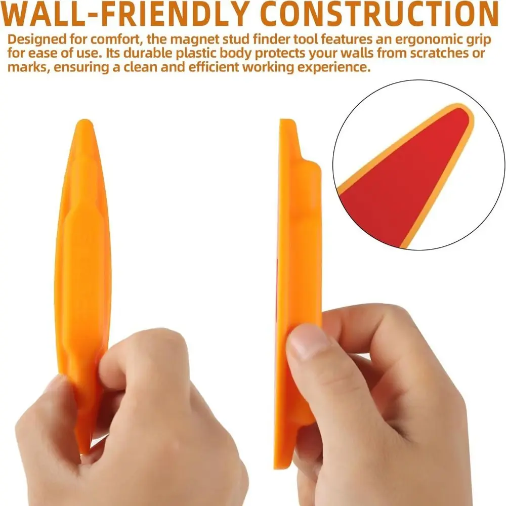 Detector de detección de metales magnético preciso, Detector de tornillos duradero portátil, posicionador de tornillo, herramientas de búsqueda de pernos, sitios de construcción