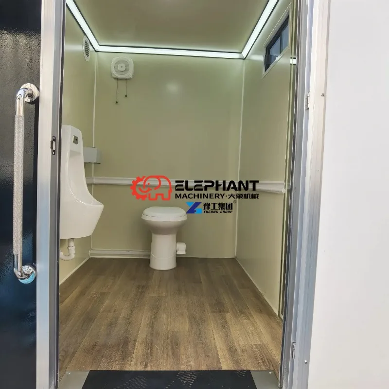 High Quality Portable Toilet Trailer Container Stylish Design Complete Sanitary Function Weatherproof Outdoor Mobile Restroom