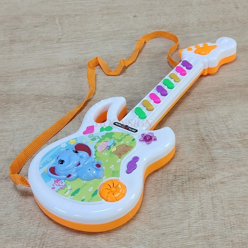 Wholesale of children's toys New electric guitar with music Electronic piano Creative children's gift stalls are selling well