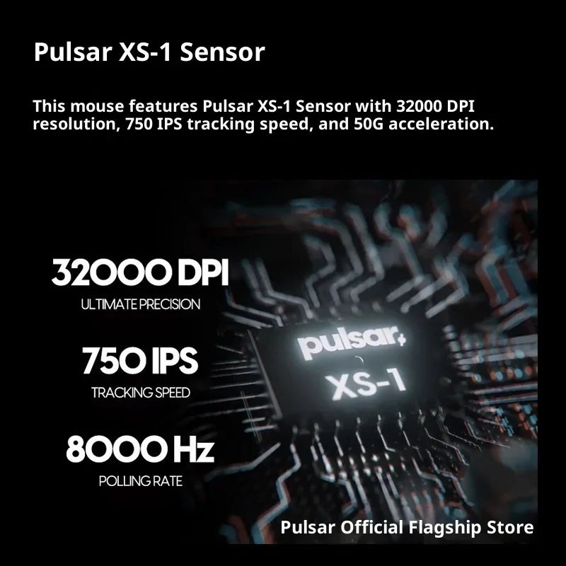 パルサー プロックス シリーズ ワイヤレス ゲーミング マウス NO X2CL-Boardzy 36g 軽量 8K XS-1 センサー 8K 750IPS 調整可能 LOD パルサー ボードジー
