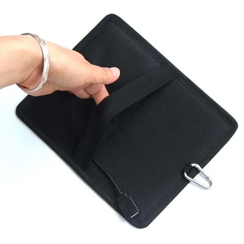 Buheshui ที่ชาร์จแผงโซล่า10W ที่ชาร์จแสงอาทิตย์ชาร์จแบตเตอรี่พลังงานแสงอาทิตย์ USB สำหรับแบตสำรองมือถือ