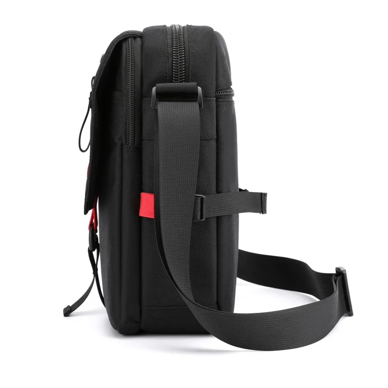 New men's leisure messenger bag trend versatile men's bag multifunctional Oxford cloth single shoulder bag