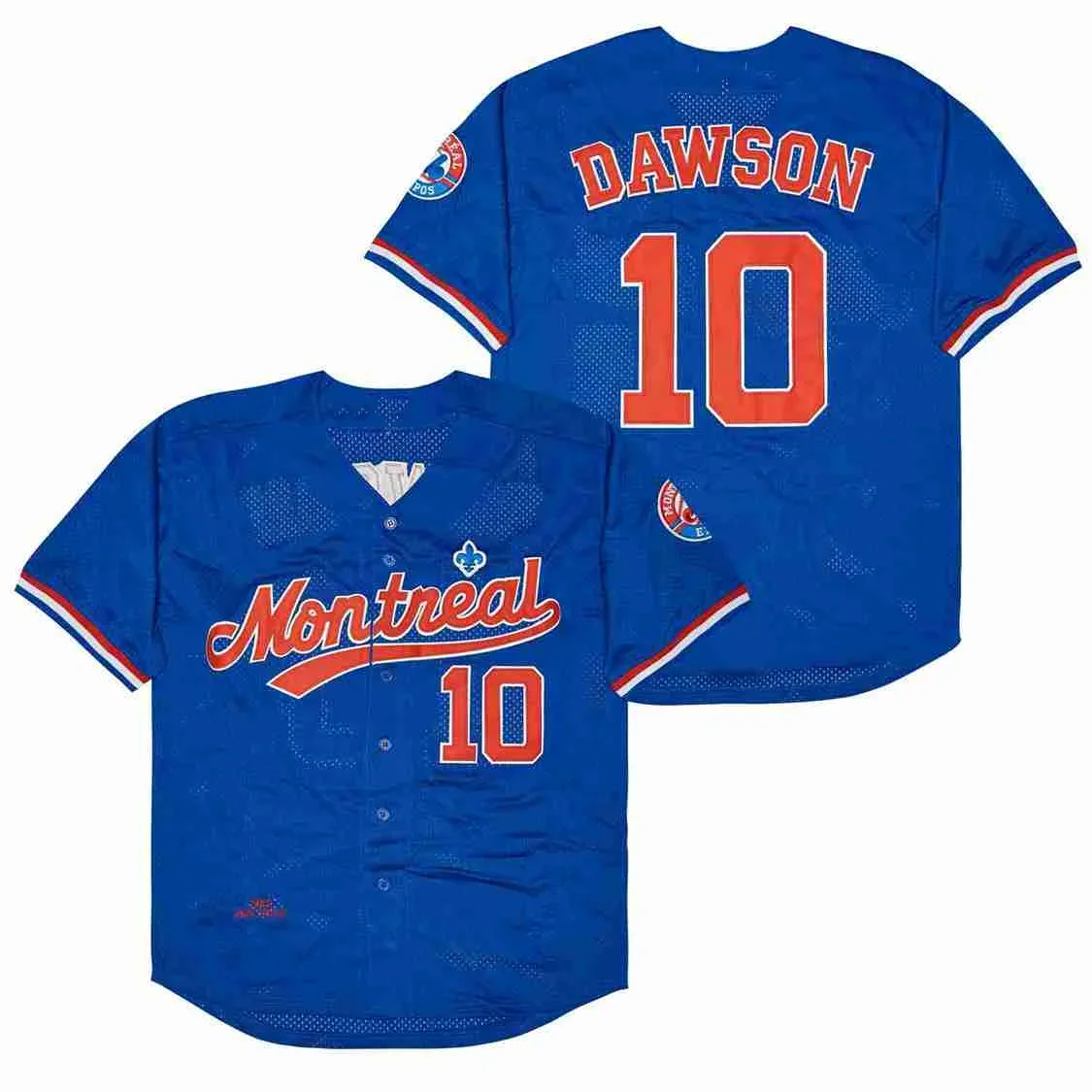 

Baseball Jersey Montreal 8 CARTER 27 GUERRERO 45 MARTINEZ 10 DAWSON Jerseys Sewing Embroidery Sports Outdoor Blue high-quality