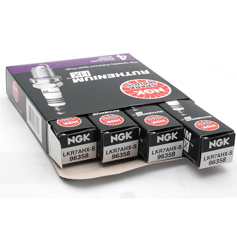 NGK Ruthenium HX High Ignitability Spark Plug LKR7AHX-S 96358 suitable for Genesis Hyundai Kia Chrysler Dodge jeep Ram and so on