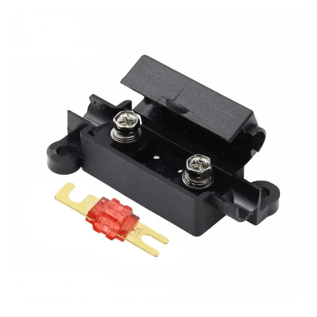 ANS Automotive Truck Fuses Flatbed 32V Fork Bolt Battery Fuse Conversion Bracket 30/40/80/100/150A-200A Fuse Block